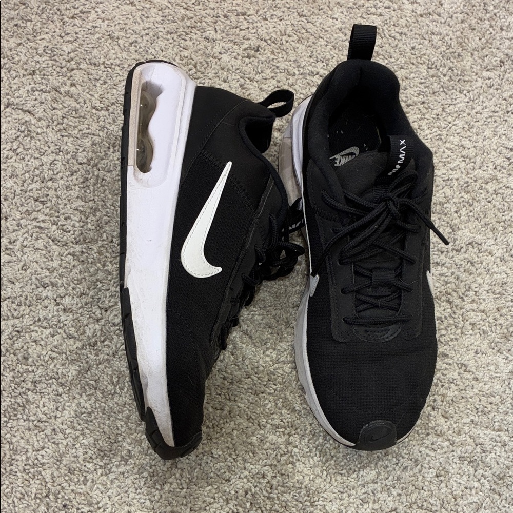 Nike Black and White Air Max Sneakers